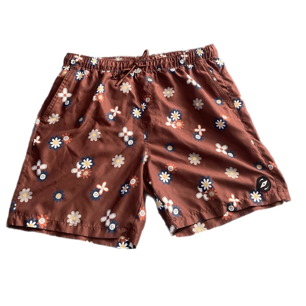 Dravus Floral Print Shorts – Size XL